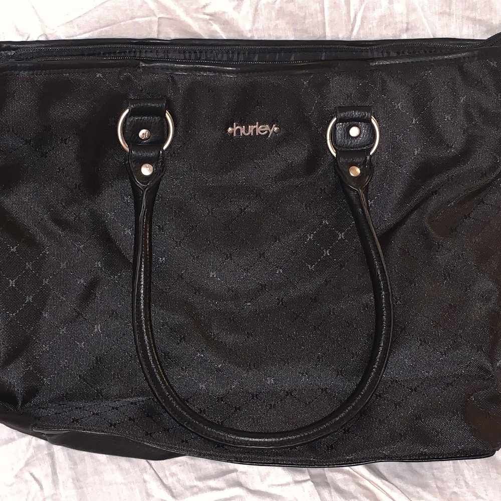 Black Hurley Tote Bag